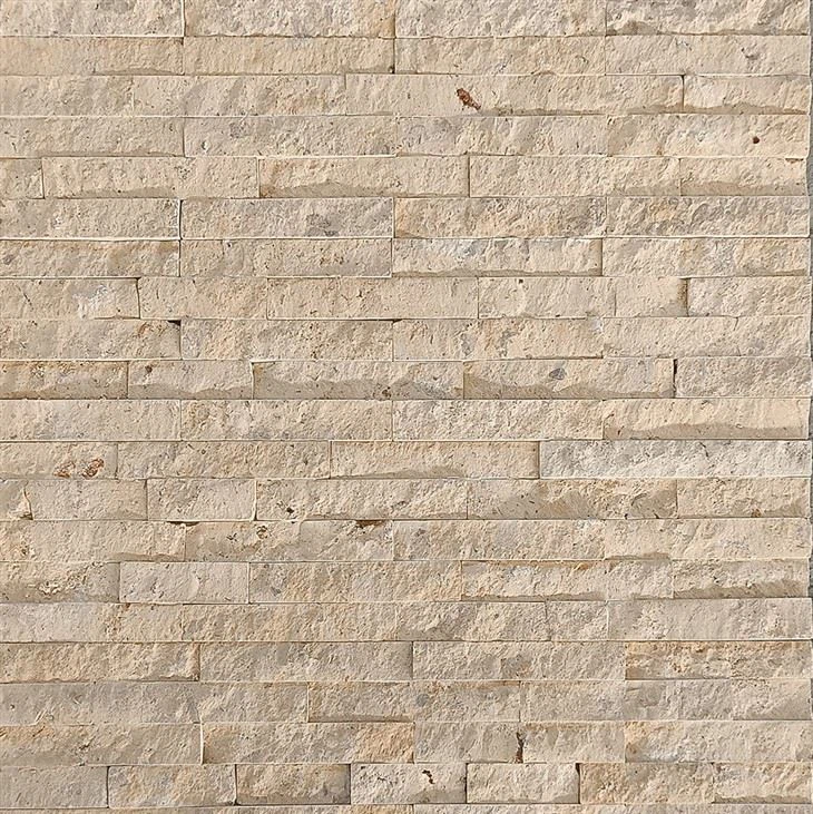 Kő homlokzati panelek bézs travertin főkönyvi kőlap JRE-068-1